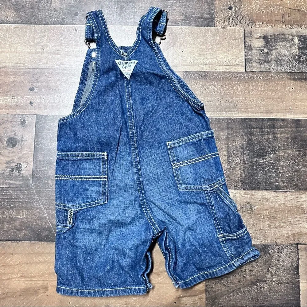 Oshkosh B’Gosh Vestbak Denim Shortall 24M